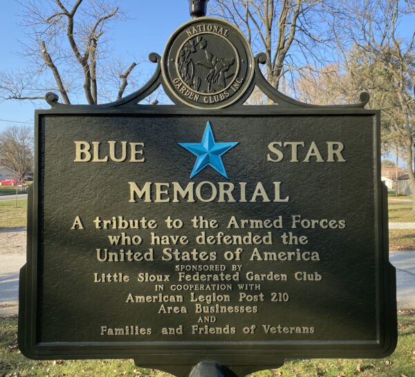 ADAIR BLUE STAR MEMORIAL MARKER