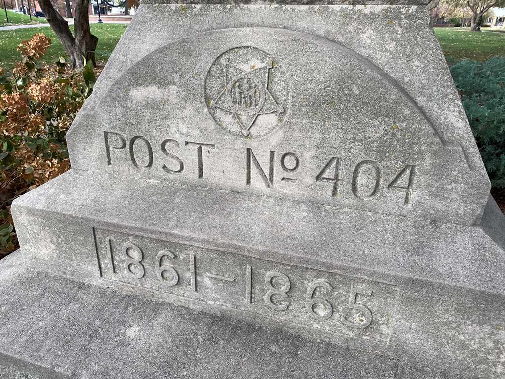 ALBERT HOBBS CIRCLE NO 57 CIVIL WAR MEMORIAL STONE