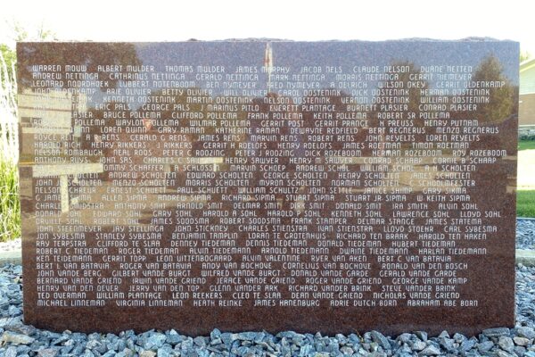 HULL VETERANS MEMORIAL STONE F