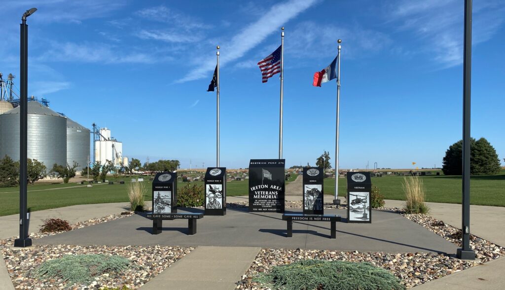IRETON AREA VETERANS MEMORIAL