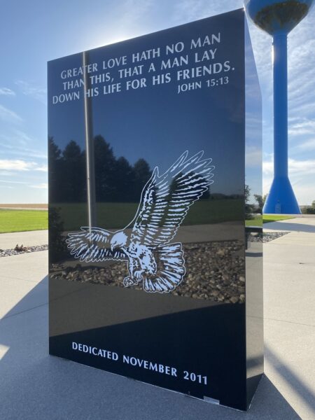 IRETON AREA VETERANS MEMORIAL STONE B