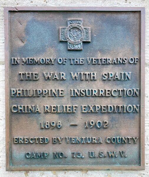 VENTURA SUPREME SACRIFICE VETERANS MEMORIAL PLAQUE B