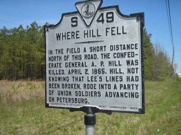 WHERE HILL FELL WAR MEMORIAL MARKER