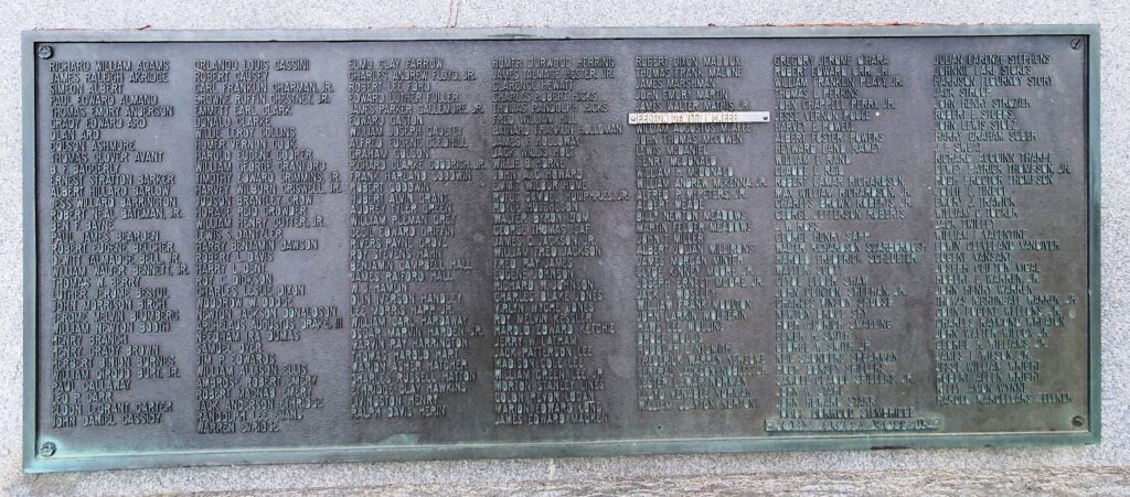 MEMORIAL MAGNOLIAS WORLD WAR II SUPREME SACRIFICE MEMORIAL PLAQUE