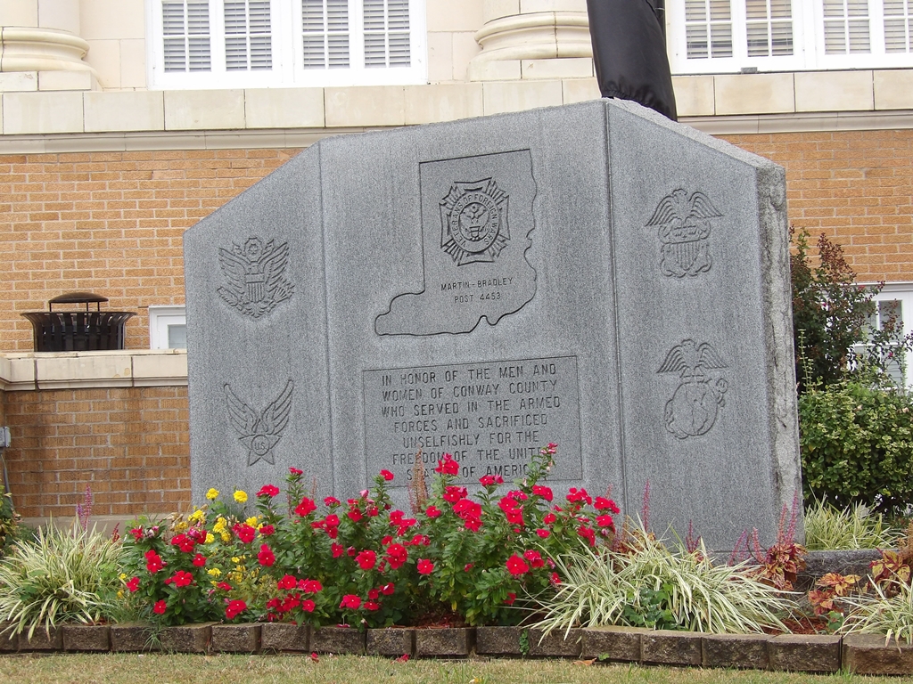 CONWAY COUNTY ARMED FORCES VETERANS MEMORIAL