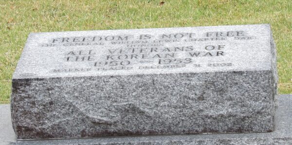 DAR ALL VETERANS OF THE KOREAN WAR MEMORIAL