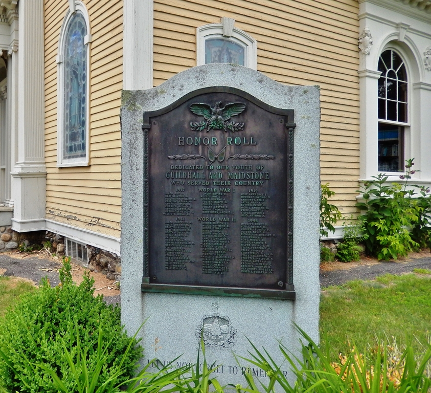 GUILDHALL AND MAIDSTONE WORLD WARS HONOR ROLL MEMORIAL