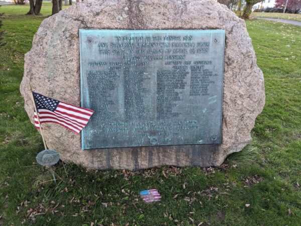LEICESTER MINUTE MEN REVOLUTIONARY WAR MEMORIAL