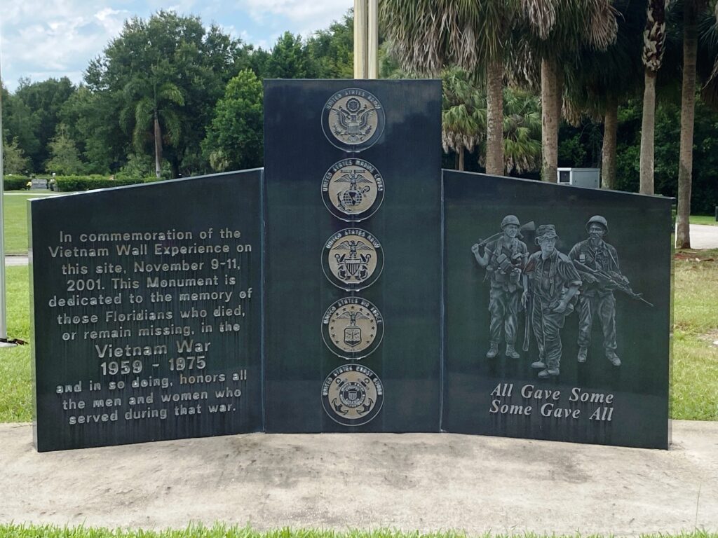 FLORIDIANS VIETNAM WAR MEMORIAL