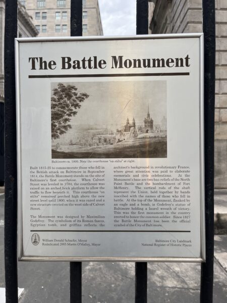 THE BATTLE MONUMENT PANEL
