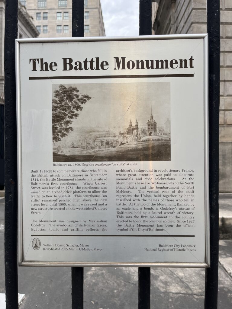 THE BATTLE MONUMENT PANEL