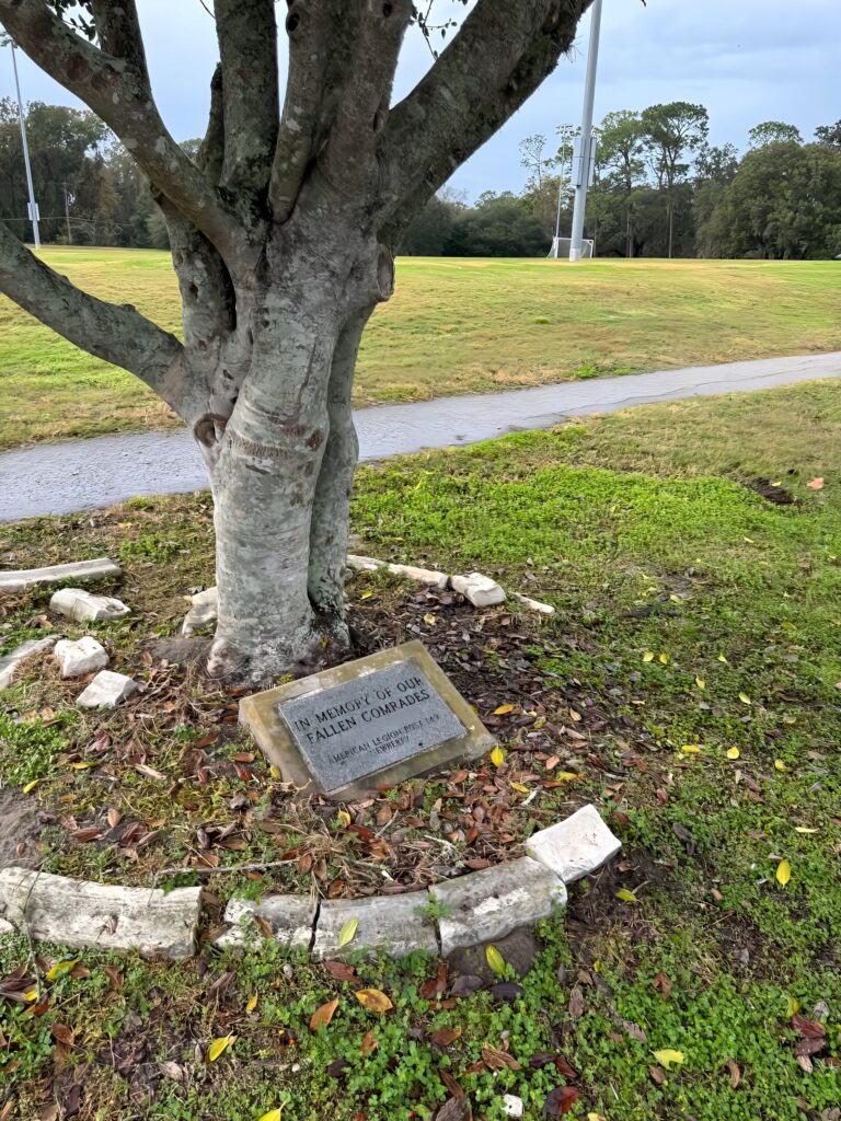 AMERICAN LEGION POST 149 FALLEN COMRADES MEMORIAL TREE