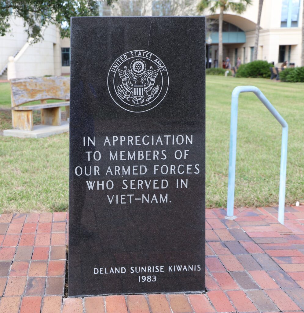 DELAND SUNRISE KIWANIS VIETNAM VETERANS MEMORIAL SIDE A