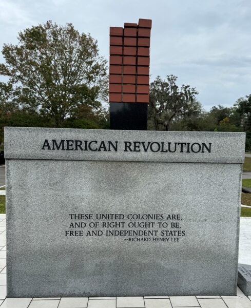 ALACHUA COUNTY AMERICAN REVOLUTION WAR MEMORIAL
