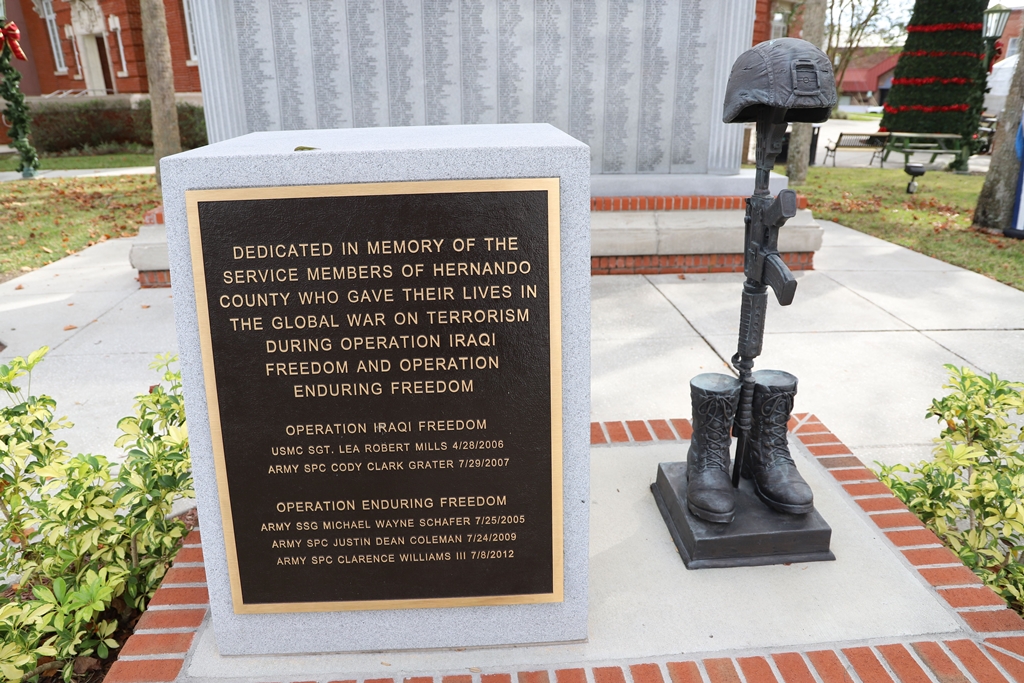 HERNANDO COUNTY GLOBAL WAR ON TERRORISM MEMORIAL