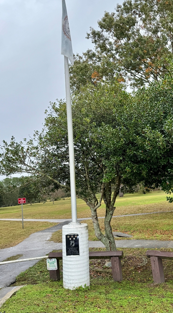 ALACHUA COUNTY POW MIA WAR MEMORIAL FLAGPOLE