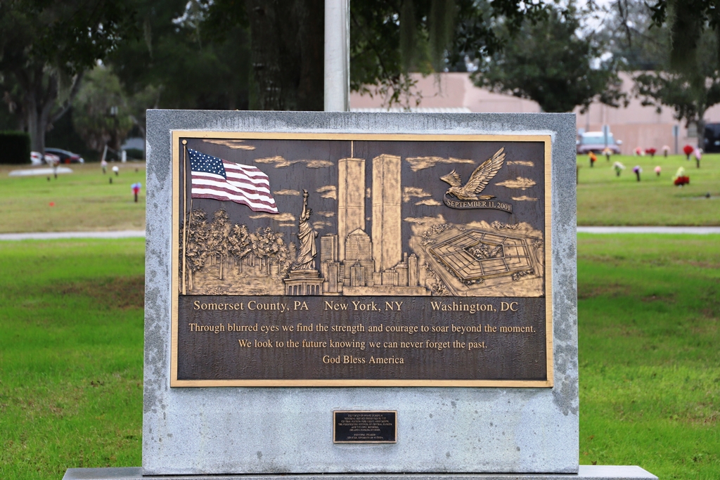 CENTRAL FLORIDA FIRE CHIEFS ASSOCIATION SEPTEMBER 11, 2001 MEMORIAL PLAQUE