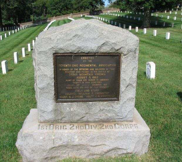 SEVENTH OHIO REGIMENT WAR MEMORIAL