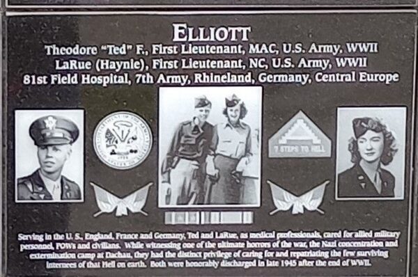 ELLIOT WAR MEMORIAL PLAQUE