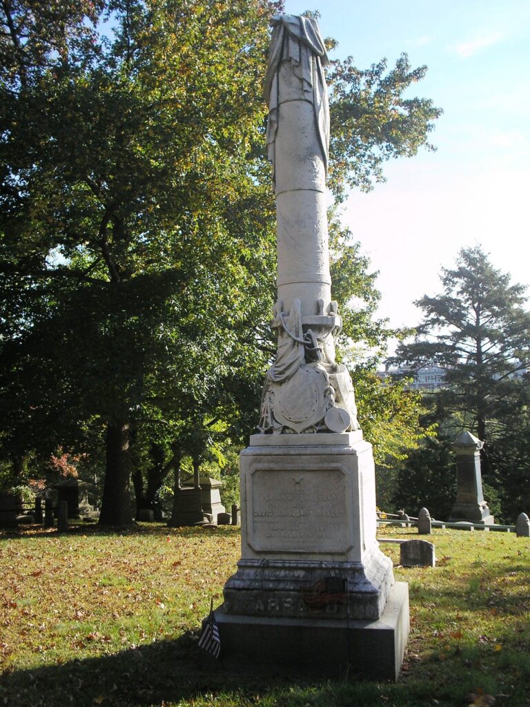 DAVID GLASGOW FARRAGUT FIRST ADMIRAL MEMORIAL