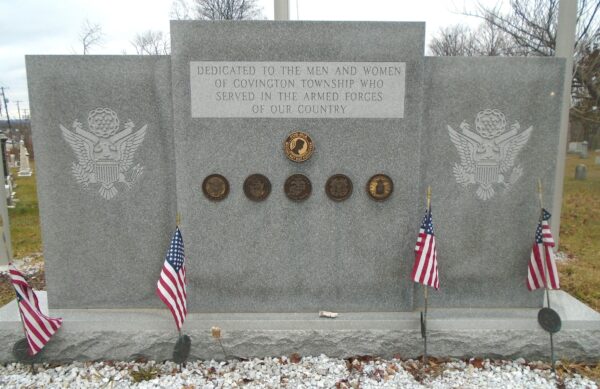 COVINGTON TOWNSHIP VETERANS MEMORIAL