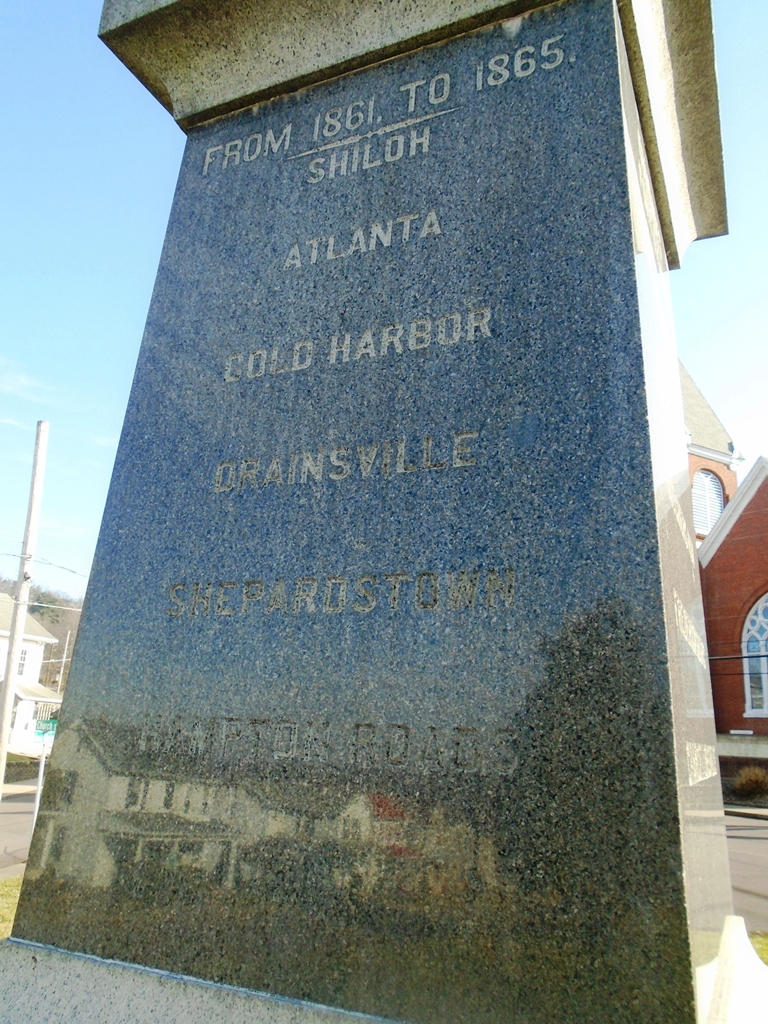 G.A.R. POST 170 CIVIL WAR MEMORIAL SIDE B