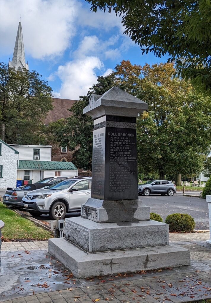 TERRE HILL AND VICINITY WORLD WAR MEMORIAL