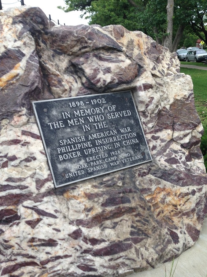 OAK PARK SPANISH-AMERICAN WAR MEMORIAL