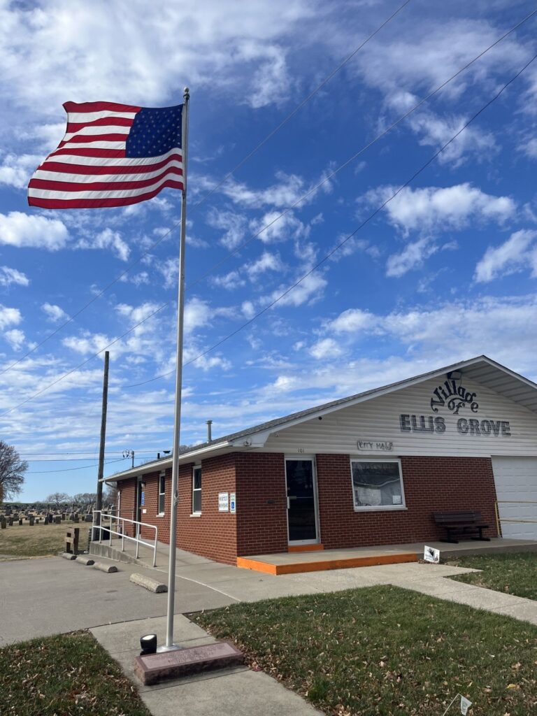 ELLIS GROVE ALL WARS VETERANS MEMORIAL FLAGPOLE