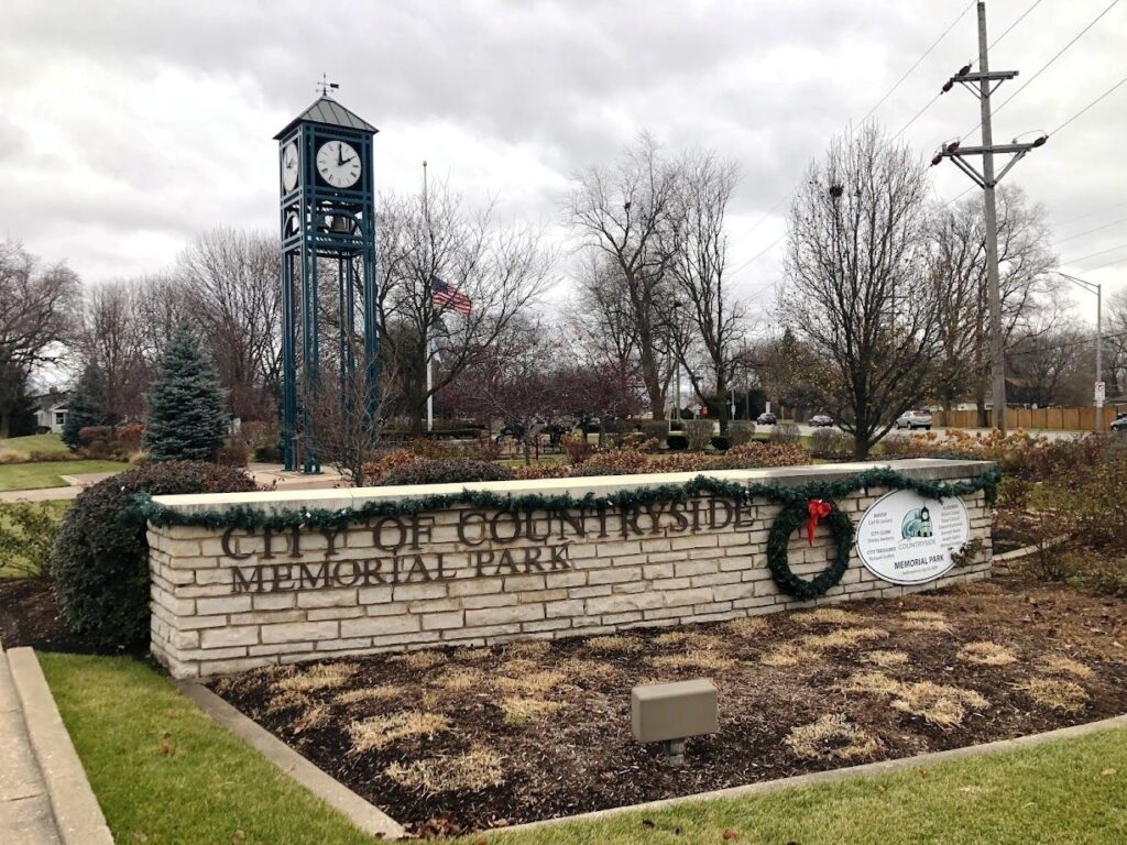 CITY OF COUNTRYSIDE MEMORIAL PARK ENTRANCE STONE