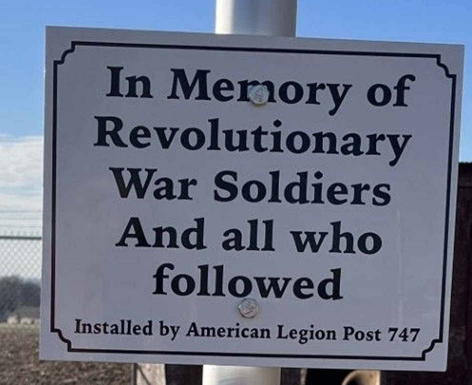 AMERICAN LEGION POST 747 REVOLUTIONARY SOLDIERS AND ALL WHO FOLLOWED MEMORIAL PLAQUE