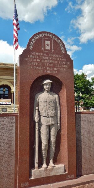 EMMET COUNTY WAR VETERANS MEMORIAL CENTER STONE