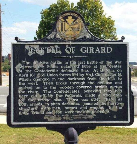 BATTLE OF GIRARD MEMORIAL MARKER