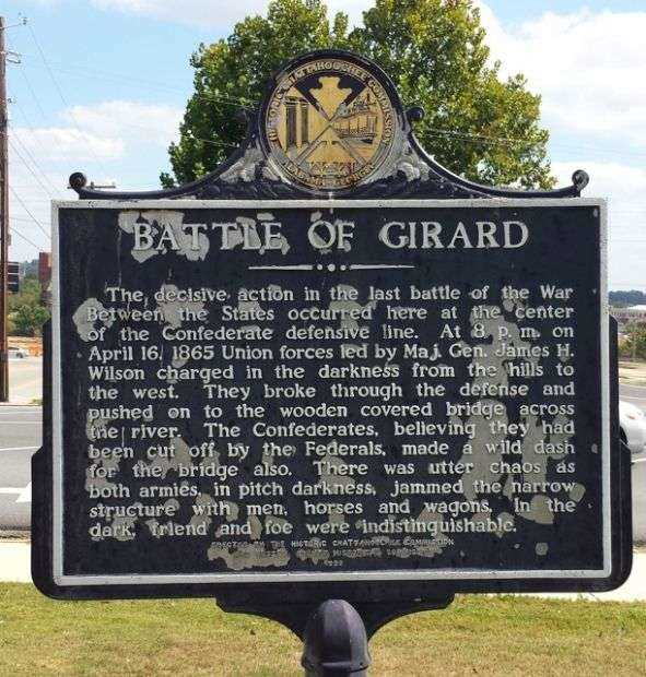 BATTLE OF GIRARD MEMORIAL MARKER
