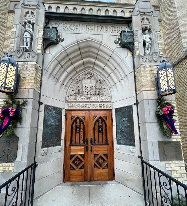 BASILICA OF THE SACRED HEART WORLD WAR MEMORIAL DOOR