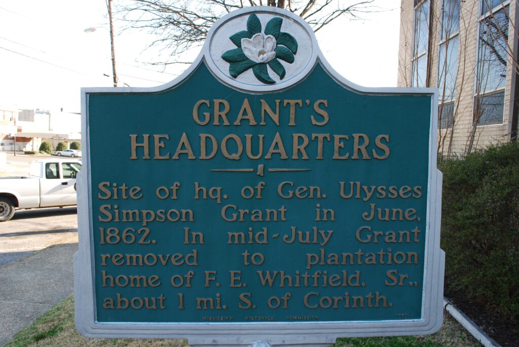 GRANT’S HEADQUARTERS WAR MEMORIAL MARKER