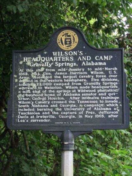 WILSON’S HEADQUARTERS WAR MEMORIAL MARKER