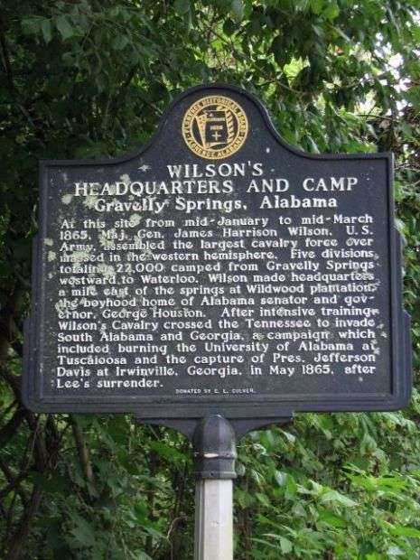 WILSON’S HEADQUARTERS WAR MEMORIAL MARKER