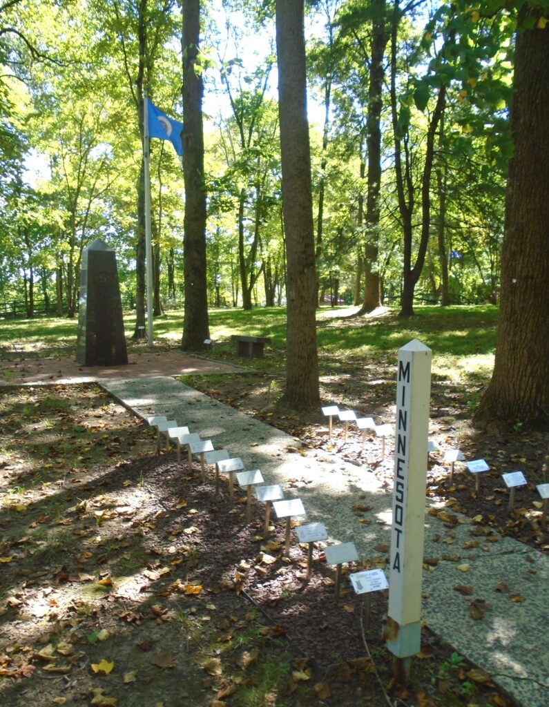 MINNESOTA MEDAL OF HONOR WAR MEMORIAL GROVE