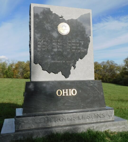 OHIO TO HER NOBEL SONS WAR MEMORIAL