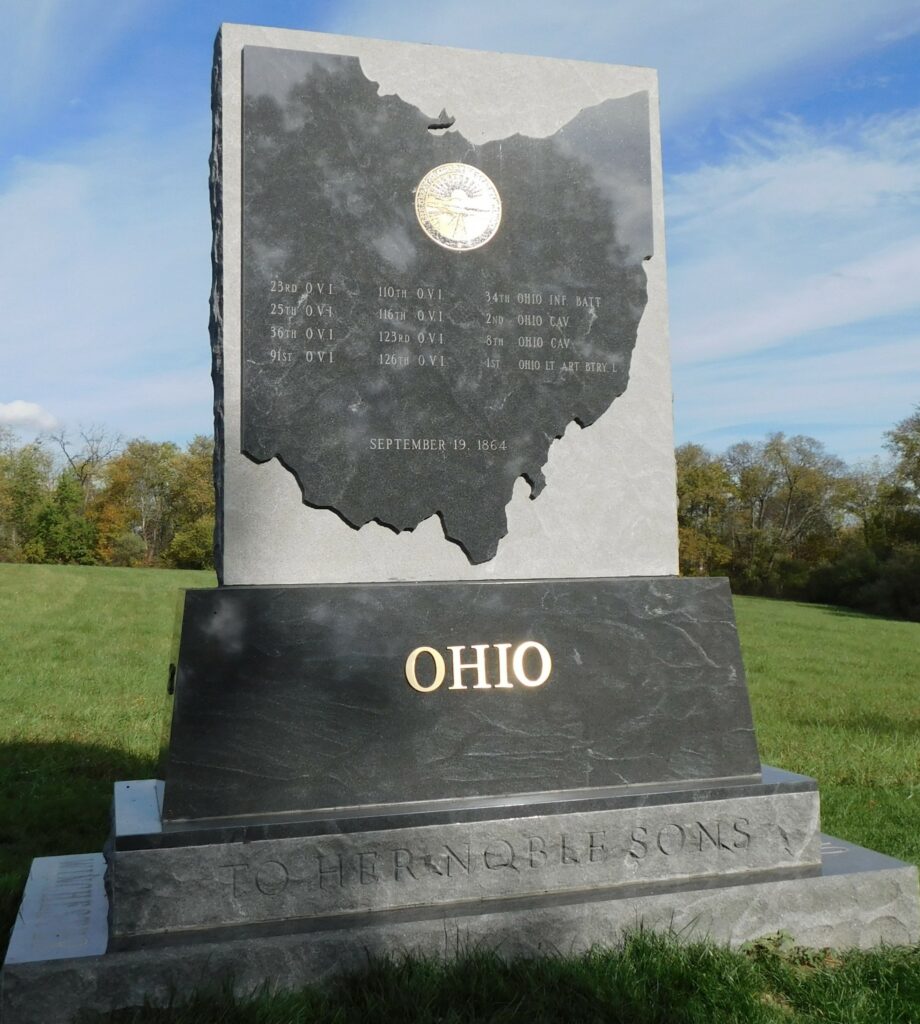 OHIO TO HER NOBEL SONS WAR MEMORIAL