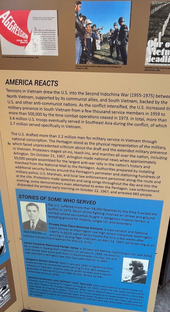 ARLINGTON VIETNAM WAR MEMORIAL PLAQUE B