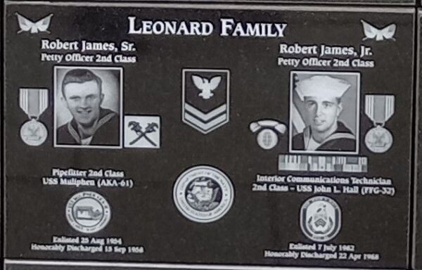 LEONARD FAMILY WAR MEMORIAL