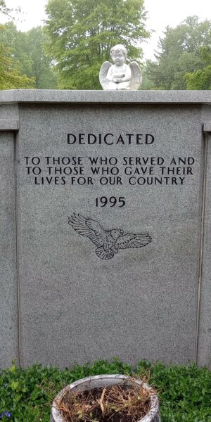 NORTHFIELD MACEDONIA CEMETERY VETERANS MEMORIAL CENTER STONE