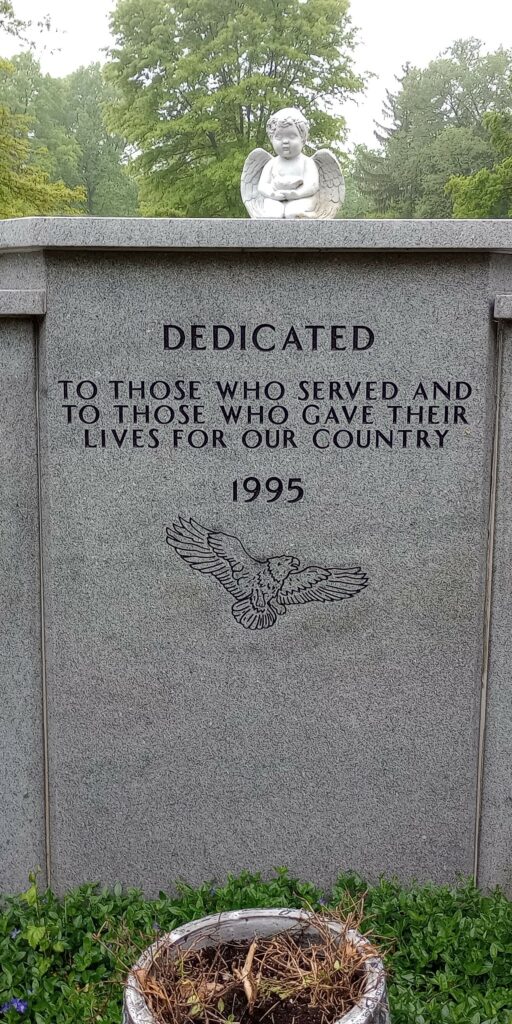 NORTHFIELD MACEDONIA CEMETERY VETERANS MEMORIAL CENTER STONE