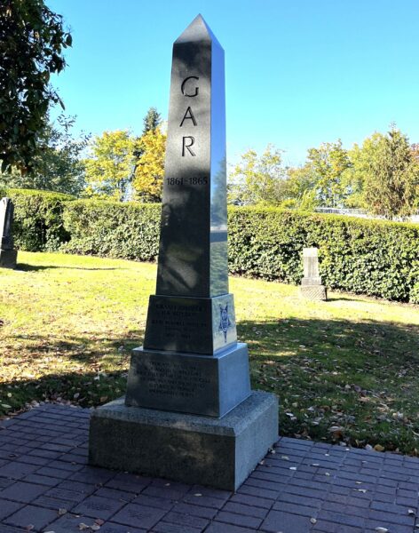 GRAND ARMY OF THE REPUBLIC POST 89 WAR MEMORIAL