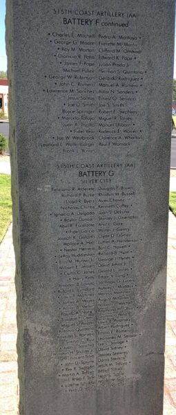 BATAAN MEMORIAL STONE FF