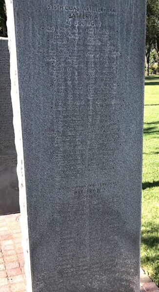 BATAAN MEMORIAL STONE CC