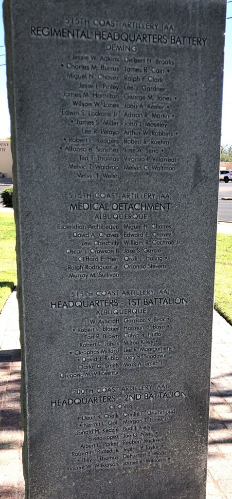 BATAAN MEMORIAL STONE BB