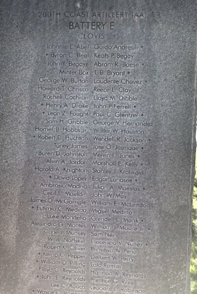 BATAAN MEMORIAL STONE T